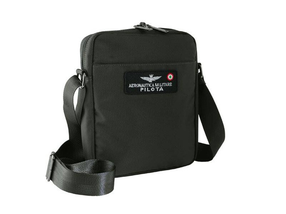 Torba na ramię na tablet AERONAUTICA MILITARE Airspace Czarna