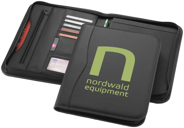 Portfolio KEMER Ebony A4 na zamek, Czarny