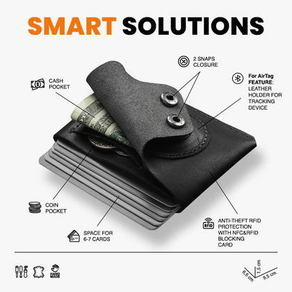 Portfel HOBBY for AirTag 1827