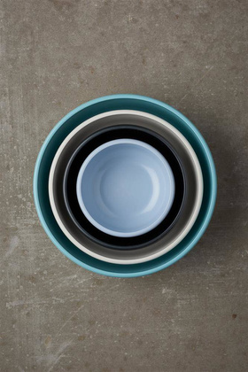 Zestaw 3 misek Cirqula okrągła 500 1000 2000 Nordic Black 106231041100