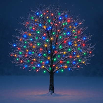 Zewnętrzne/wewnętrzne lampki choinkowe drucik 1000 LED 100m, barwa multikolor do dekoracji LAMP35MULTI