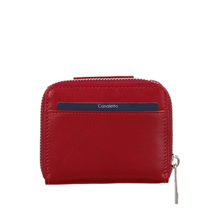 Portfel damski Canaletto z naturalnej skóry garbowanej roślinnie PD1023cs165GR RFID