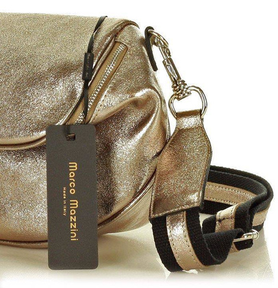 Torebka crossbody sport  MARCO MAZZINI dark bronzo złoty - min. zamówienie 20 / 50 / 100 szt.