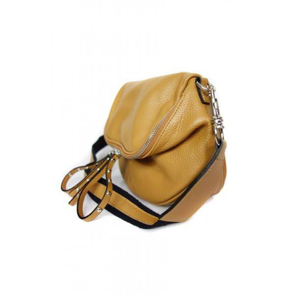 Listonoszka ,chlebak ,nerka Vera Pelle szeroki pasek ,pojemna A5 Camel VP591C