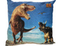 Poduszka z wypełnieniem/suwak - Prehistoric  World of Dinosaurs (CARMANI)