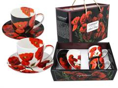 Kpl. 2 filiżanek ze spodkami - Floral story (CARMANI)