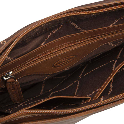 Torba na ramię skórzana Koniak - min. zamówienie 20 / 50 / 100 szt.