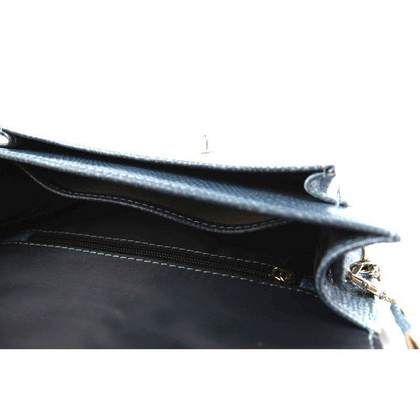 T-06 Torebka z klapką-błękitny J KEMER