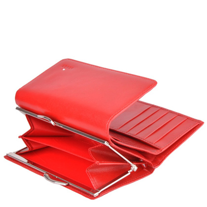 Portfel damski KEMER D 16 Czerwony - min. zamówienie 20 / 50 / 100 szt.