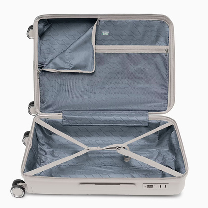 Średnia walizka PUCCINI YOKO PP029B 6B Beżowa