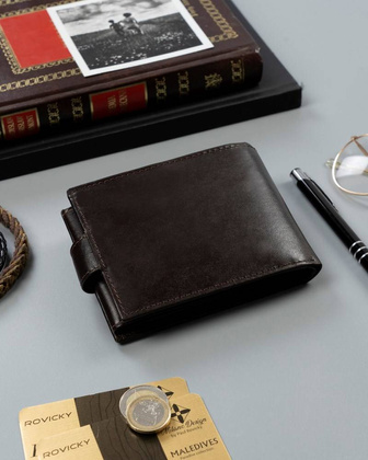 Elegancki portfel męski z membraną antyskimmingową