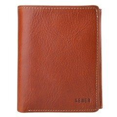 Portfel męski skórzany KEMER 012 Rudy - min. zamówienie 20 / 50 / 100 szt.