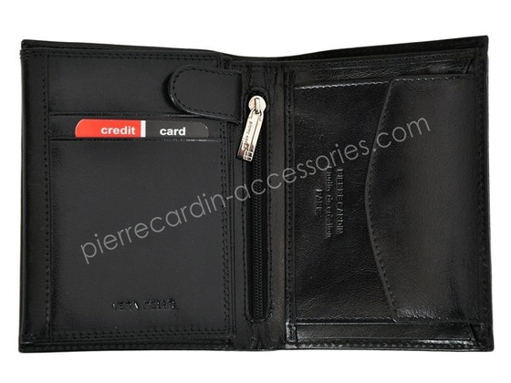 Portfel męski skórzany PIERRE CARDIN YS520.1 326 RFID Czarny