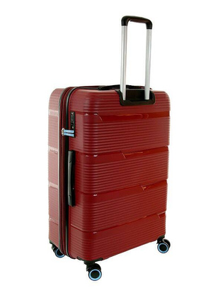 Duża walizka DIELLE 170 Bordowa