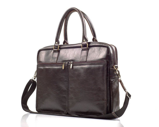 Torba skórzana na laptop 17" KEMER SOLIER Dundee - min. zamówienie 20 / 50 / 100 szt.