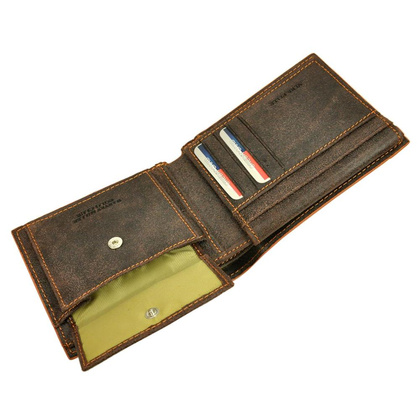 Portfel męski skórzany Polo Club 1223 992 Czarny