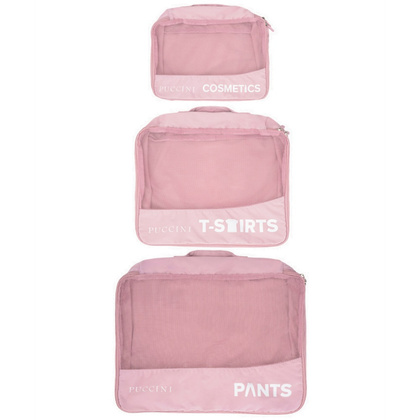 Organizer do walizki PUCCINI TO231 3C Różowy
