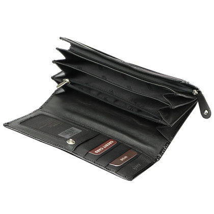 Portfel damski skórzany PELLUCCI 0743-57 RFID Czarny