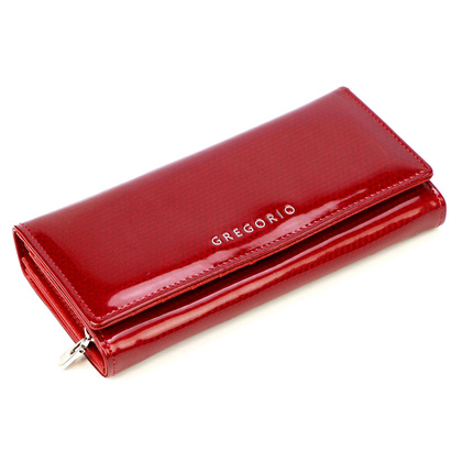 Portfel damski skórzany PELLUCCI CB-106 czerwony