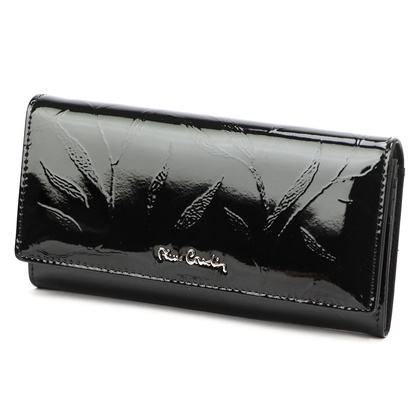 Duży skórzany portfel damski Pierre Cardin