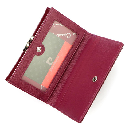 Portfel damski skórzany PIERRE CARDIN 05 LINE 108 Fioletowy