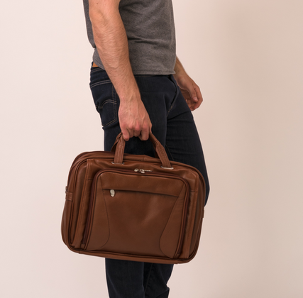 Torba na laptop McKlein Irving Park 15,6" Brązowa
