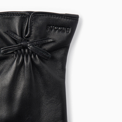 Rękawiczki damskie skórzane PUCCINI D2086(7) S 1 Czarne