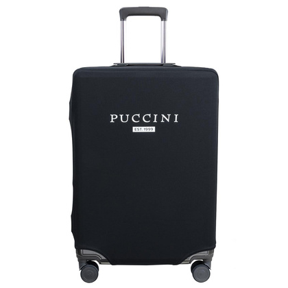 Elastyczny pokrowiec na średnią walizkę PUCCINI PBB 1 Czarny