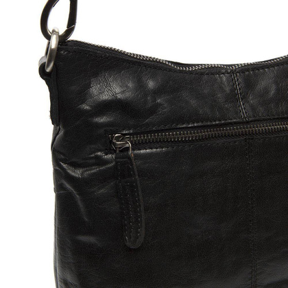 Torebka damska skórzana na ramię Czarna - min. zamówienie 20 / 50 / 100 szt.