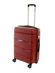 Średnia walizka DIELLE 170 Bordowa