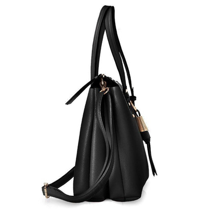 Torebka damska na ramię KEMER SOLIER FB34 Czarna - min. zamówienie 20 / 50 / 100 szt.