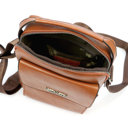 Torba męska na ramię NORTHAMPTON POLO CLUB PC3104 Czarna