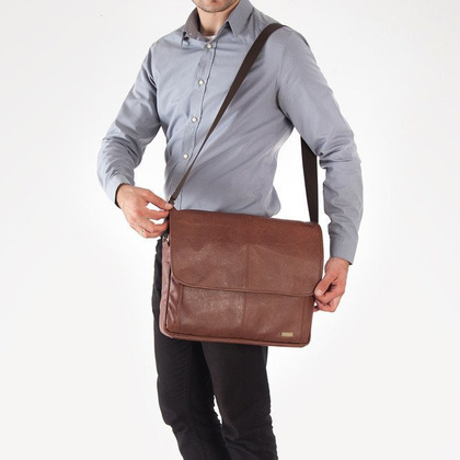 Torba na ramię / laptop 15" KEMER SOLIER S15 Czarna - min. zamówienie 20 / 50 / 100 szt.