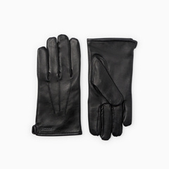 Rękawiczki męskie skórzane PUCCINI M103(8,5) M 1 Czarne