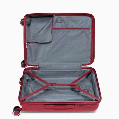 Średnia walizka PUCCINI TURIN PP030B 3B Czerwona