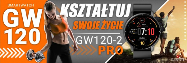 Smartwatch Giewont GW120-2 PRO Czarny