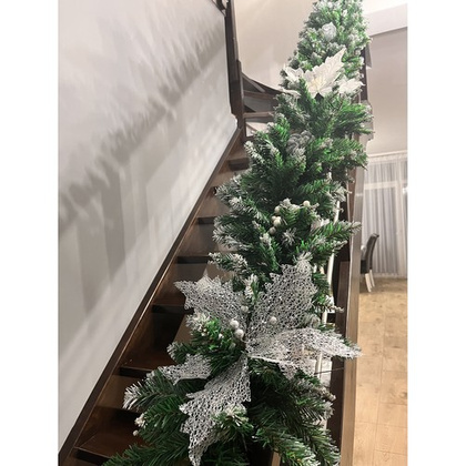 Girlanda choinkowa ośnieżona 2.7m HQ Ruhhy 22326