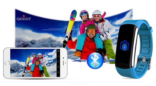 Smartband Giewont GW200-7 + Dodatkowy pasek jasnoniebieski