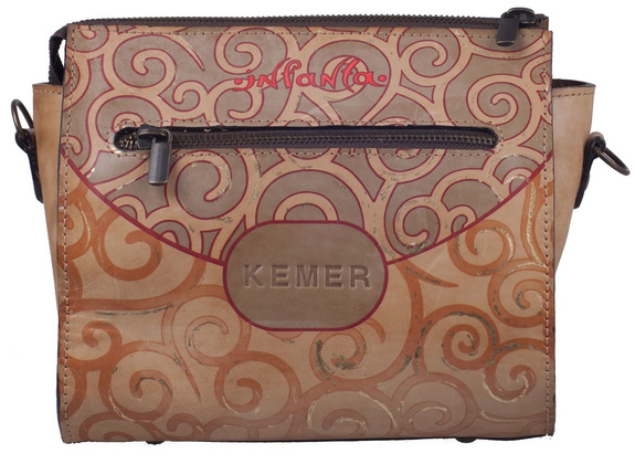Torebka damska skórzana KEMER B27 Brązowa - min. zamówienie 20 / 50 / 100 szt.