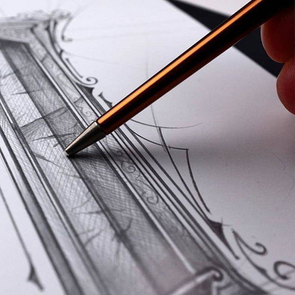 PININFARINA Segno Ethergraf® Forever Prima Silver, srebrny