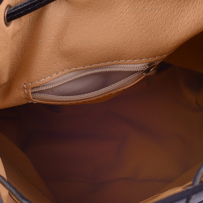 Plecak skórzany 1 Czarny - min. zamówienie 20 / 50 / 100 szt.