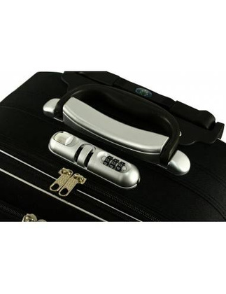 Zestaw walizek 3 walizek + Kuferek PELLUCCI RGL 773 Czarno niebieski