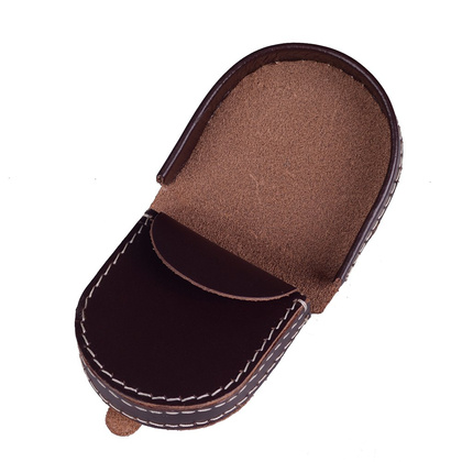 Portfel męski / Podkówka skórzana KEMER HG003 Brąz - min. zamówienie 20 / 50 / 100 szt.