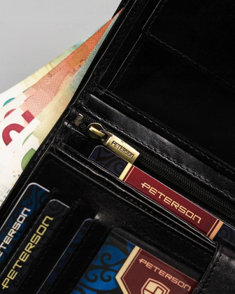 Duży portfel męski zapinany na zatrzask