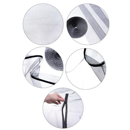 Moskitiera siatka na okno dachowe owady komary 120x140 cm czarna