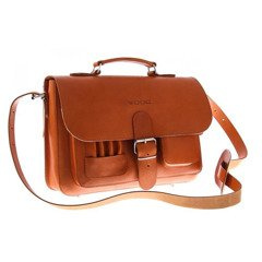 Uniwersalna teczka skóra 3w1 KEMER VOOC Vintage P13 koniak