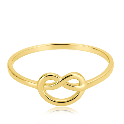 MINET Delikatny złoty pierścionek Au 585/1000 rozm. 17 - 1,25g