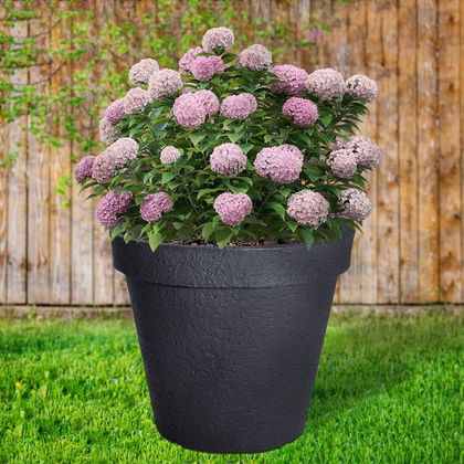 Doniczka donica okrągła ogrodowa zewnętrzna duża 43x48,5 cm