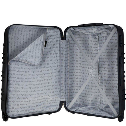 Duża walizka KEMER 838 Czarna - min. zamówienie 20 / 50 / 100 szt.