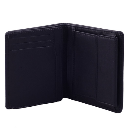 Portfel męski skórzany KEMER CE-302 Czarny